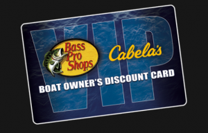 VIP Discount Card for Bass Pro & Cabela's